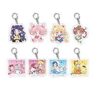 Lindo Colgante Acrílico de Tsukino Usagi de Dibujos Animados, Llavero de Anime Sailor Moon