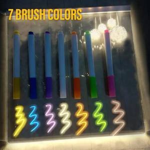 日用绘图写字板清晰干擦标牌密封剂丙烯酸发光二极管留言板丙烯酸板灯 - Product Image 4