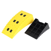 Blocs de nivellement pour changement de pneus Workercare GT-17PS4 HDPE 4 pouces de hauteur pour camping-car, caravane, remorque