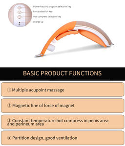 Vente directe usine : Appareil de massage prostatique électrique à chaleur portable pour le traitement de la dysfonction érectile et les maladies de la prostate, pour la santé masculine - Product Image 6