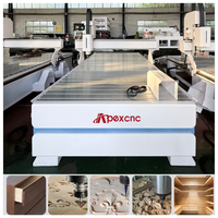 Routeur CNC économique 1325 pour le travail du bois, machine de gravure 4x8 pieds, moteur pas à pas 3 axes 3,2 kW, refroidissement par eau, haute performance, NC Studio PLC