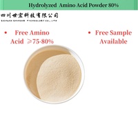 ShiHong Poudre d'acides aminés composés à 80% de teneur élevée, matière première d'engrais organique pour l'agriculture biologique |   Sans chlore |