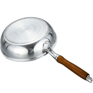 Olla de Cocina de Alta Calidad para Freír, de Aluminio con Revestimiento Antiadherente, Juego de Sartenes con Mango de Madera - Product Image 4