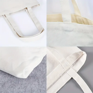 Sac en coton de grande capacité en gros d'usine, sac fourre-tout en toile personnalisé pour la promotion en magasin - Product Image 5