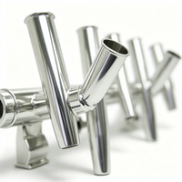 Services d'usinage, pièces CNC personnalisées, support de canne à pêche en aluminium pour bateau, support marin, fabricant de composants métalliques de précision OEM