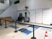 Ligne d'inspection de véhicules avec testeur de frein à rouleaux de 3 tonnes pour la fabrication automobile