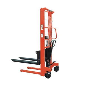 1000kg Công suất 1 tấn nhỏ thủy lực của nhãn hiệu Stacker tay nâng Pallet Stacker