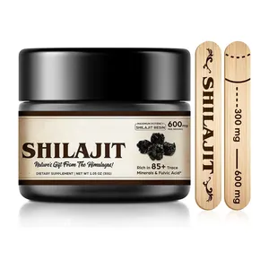 Shilajit reçine zengin iz mineraller özelleştirilmiş 50g /30g Shilajit saf bağışıklık sistemi shilajit takviyesi için himalaya organik