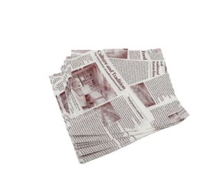 กระดาษห่ออาหารเกรดปลอดภัยสำหรับอาหาร พิมพ์โลโก้และขนาดตามสั่ง ขายส่ง กระดาษเคลือบแว็กซ์กันไขมันสำหรับห่อเบอร์เกอร์และเนื้อเดลี่ - Product Image 1