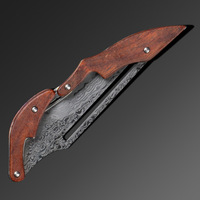 Dropshipping Shopify Damascus patroon vouwmes mechanisch design outdoor survival picknick gereedschap draagbaar fruitmes