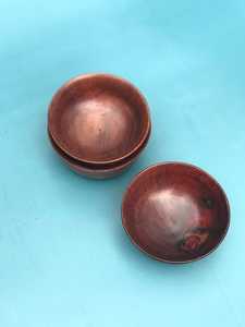 Bol en bois de qualité supérieure, artisanal, décoratif, naturel, durable, biologique, parfait pour les salades, les collations, les fruits - Product Image 2