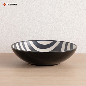 Juego de platos de porcelana con diseño de cebra de 18 piezas, fabricado en China por TRESUN, juego de cena de 72 piezas de lujo. - Product Image 5