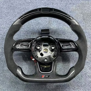 Volante de Fibra de Carbono Brillante YTcarbon de Envío Rápido para <span class=keywords><strong>Audi</strong></span> Q7 4L Q8 4M <span class=keywords><strong>E</strong></span>-<span class=keywords><strong>Tron</strong></span> <span class=keywords><strong>Sportback</strong></span> - Product Image 1