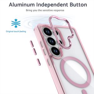 Étui de téléphone en acrylique transparent magnétique de qualité supérieure avec finition brillante, nouveau design, coque de protection pour Samsung Galaxy S23 Ultra S24 S25 - Product Image 6