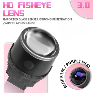 90W 11000lm तीन रंग-नेतृत्व वाली कोहरे/ड्राइविंग लाइट्स 3 इंच द्वि-एलईडी लेजर प्रोजेक्टर फॉग लाइट h3 h11: कारों के लिए कोहरे का दीपक - Product Image 2