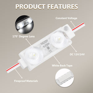 Módulo de Voltaje Constante Blanco 175 °   Módulo LED 2835 con chip SMD de 2 lentes, 12V, IP68, inyectado, para retroiluminación de letreros y cajas de luz. - Product Image 3