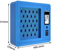 Armoire à clés intelligente 10 emplacements avec reconnaissance faciale pour la gestion des clés de véhicules d'entreprise – Boîte de gestion des clés en libre-service