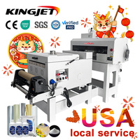 King Jet Pet Film Dtf Imprimante Ensemble Xp600 I3200 t Shirt Dtg 30cm 60cm 2 Têtes Machine D'impression A2 A3 Grande Imprimante Dtf
