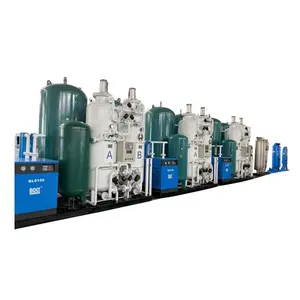 Famoso marchio cinese Siemens PLC controllato 55Nm 3/h generatore di ossigeno PSA con contenitore