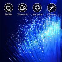 Câble Optique en Gros, Usine Chinoise, Fibre PMMA à Éclatement Terminal 0,75mm-3mm, LED IP67, Garantie 3 Ans, CRI Élevé 90, Dimmable