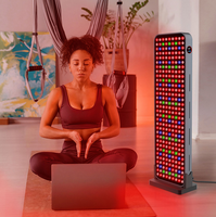 Panneau LED de beauté sur pied, 7 longueurs d'onde (450, 530, 630, 660, 810, 830, 850 nm), lumière rouge et proche infrarouge, équipement de bien-être cutané