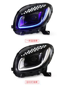 สำหรับ Mercedes-Benz ชุดไฟหน้า LED แบบเต็มจอสีฟ้า6000K ไฟสำหรับการวิ่งกลางวันสภาพใหม่ - Product Image 5