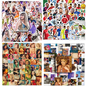 100 Pegatinas de Vinilo para Casco con Diseños de Celebridades y Ídolos de Cine y Televisión Estadounidenses, Pegatinas Personalizadas - Product Image 1