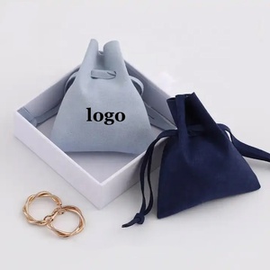 Bán Buôn Sợi Nhỏ Đồ Trang Sức Nhỏ Đóng Gói <span class=keywords><strong>Pouch</strong></span> Với Logo Tùy Chỉnh Dây Kéo Quà Tặng Nhung Túi Bông Tai Vòng Cổ <span class=keywords><strong>Pouch</strong></span> Túi - Product Image 6