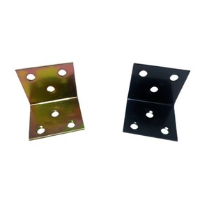 Support d'angle en L Xinjunye 45x40mm, en acier de 1,6mm d'épaisseur, pour meubles et armoires, accessoire de quincaillerie - Product Image 4