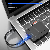 Lector de Tarjetas Todo en Uno SD, TF, CF, MS, XD, M2 USB 3.0 5Gbps, Mini Lector de Tarjetas de Memoria OTG