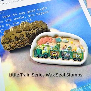 Tùy chỉnh thương hiệu logo sáp con dấu tự dính niêm phong sáp dán - Product Image 5