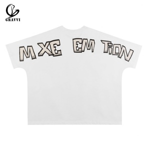 High Quality 250 300gsm Cotton <b>Skull</b> Graphic Oversize Digital Print Streetwear Custom <b>Tshirts</b> With Logo Low Moq - Product Image 2