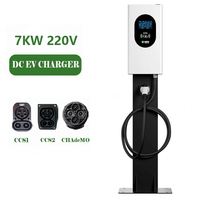 Borne de recharge rapide DC portable triphasée 220 V 7 kW Mode 3 avec équilibrage de charge pour accessoires Volkswagen ID.4