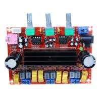 XH-M139 2.1 canaux amplificateur audio de puissance 12V-24V large tension TPA3116D2 2*50W + 100W amplificateur de puissance