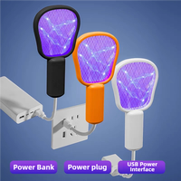 Lámpara Antimosquitos 3 en 1 JZ, Lámpara Nocturna, Matamosquitos USB Portátil de ABS con Alta Tensión, Prioridad en la Seguridad