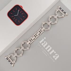 49mm 45mm 44mm 42mm <span class=keywords><strong>41mm</strong></span> 40mm 38mm Chaîne de montre en forme de O Bracelet en alliage de zinc avec diamants pour <span class=keywords><strong>Applewatch</strong></span> Ultra SE 8 <span class=keywords><strong>7</strong></span> 6 5 4 Strap - Product Image 2