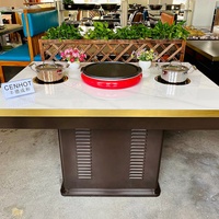 Table de Barbecue Coréen Sans Fumée Commerciale CENHOT pour Restaurant