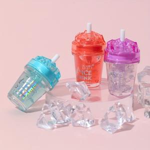 <span class=keywords><strong>USHAS</strong></span> - Brillo Labial Líquido al por Mayor, Mini, Bonito, en Forma de Vaso con Pajita, Base Vegana, Hidratante, Transparente, Aceite Labial - Product Image 3