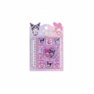 Cute Cartoon Spiral <b>Notebook</b> <b>Set</b> for Kids 16PCS Stickers 100 Sheets A5 Size Thermal Loose-leaf for School Writing Wholesale - Product Image 2