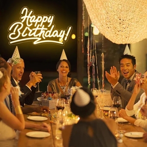 Cho các cửa hàng quán bar không có thứ tự tối thiểu tùy chỉnh <span class=keywords><strong>LED</strong></span> ánh sáng Neon dấu hiệu cho nhà đám cưới sinh nhật đảng trang trí Acryl chất liệu - Product Image 2