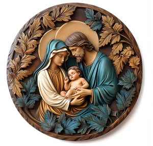 2025 Navidad Natividad de Jesús tridimensional oración Visual disco de resina arte artesanía placas adornos para el hogar - Product Image 1