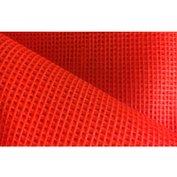 Tissu de maille ignifuge de PVC du Japon pour le filet de sécurité de bâtiment de construction, tissu de maille enduit de PVC de 100% polyester pour la serre chaude