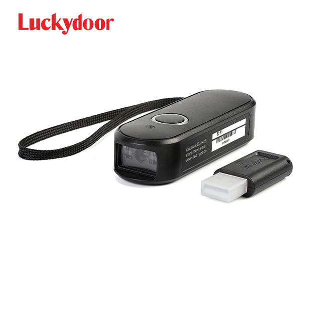 Luckydoor K-40  Portable Barcode Scanner Mini Wireless 1D CCD Wireless bar Code Scanner