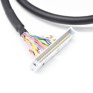 Câble ruban IDC 40 broches mâle-femelle, double blindage, type I/O, haute flexibilité pour équipement d'automatisation PLC - Product Image 6