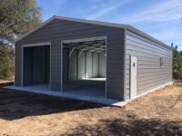 Diseño moderno personalizado al aire libre estructura de acero edificio impermeable prefabricado taller coche garaje personal negocios estacionamiento 3D