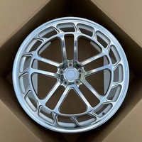 Jantes en alliage forgé à la mode, couleur argent, 18 pouces, 19 pouces, 20 pouces, finition polie, pour voitures Lamborghini Audi