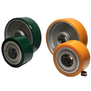 Heavy Duty Rodas Duplo Rodízio Eixo Edge Core Red Pu rodízio Roda Fixa Duplo Universal Freio Rodízio giratória plana - Product Image 3