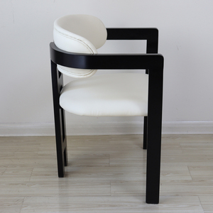 Silla de Comedor de Madera Maciza de Alta Calidad con Cuero PU, Diseño Moderno, Duradera y Ecológica para el Hogar, Hotel, <span class=keywords><strong>Bar</strong></span> - Product Image 3