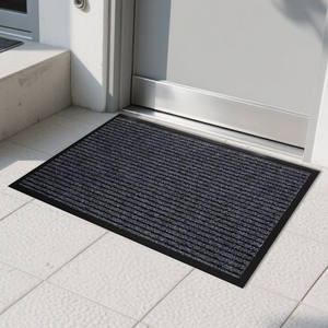 Tapis de sol antidérapant moderne, design d'accueil, logo, tapis en caoutchouc, intérieur, porte personnalisée, tapis de sol personnalisé - Product Image 1