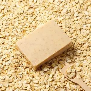 Wholesale Customized Vegan Body Skin Moisturizing Handmade Organic Bath Skin Care Face Organic Natural Oatmeal Bar Soap